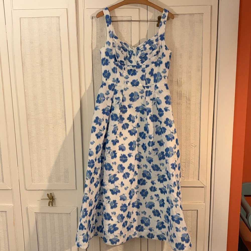 Shoshanna Ophelia Midi Dress NWT SIZE 6 - Picture 5 of 12